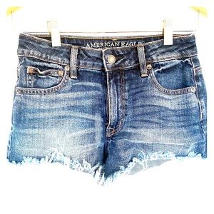 American Eagle Hi-Rise Festival Jean Shorts